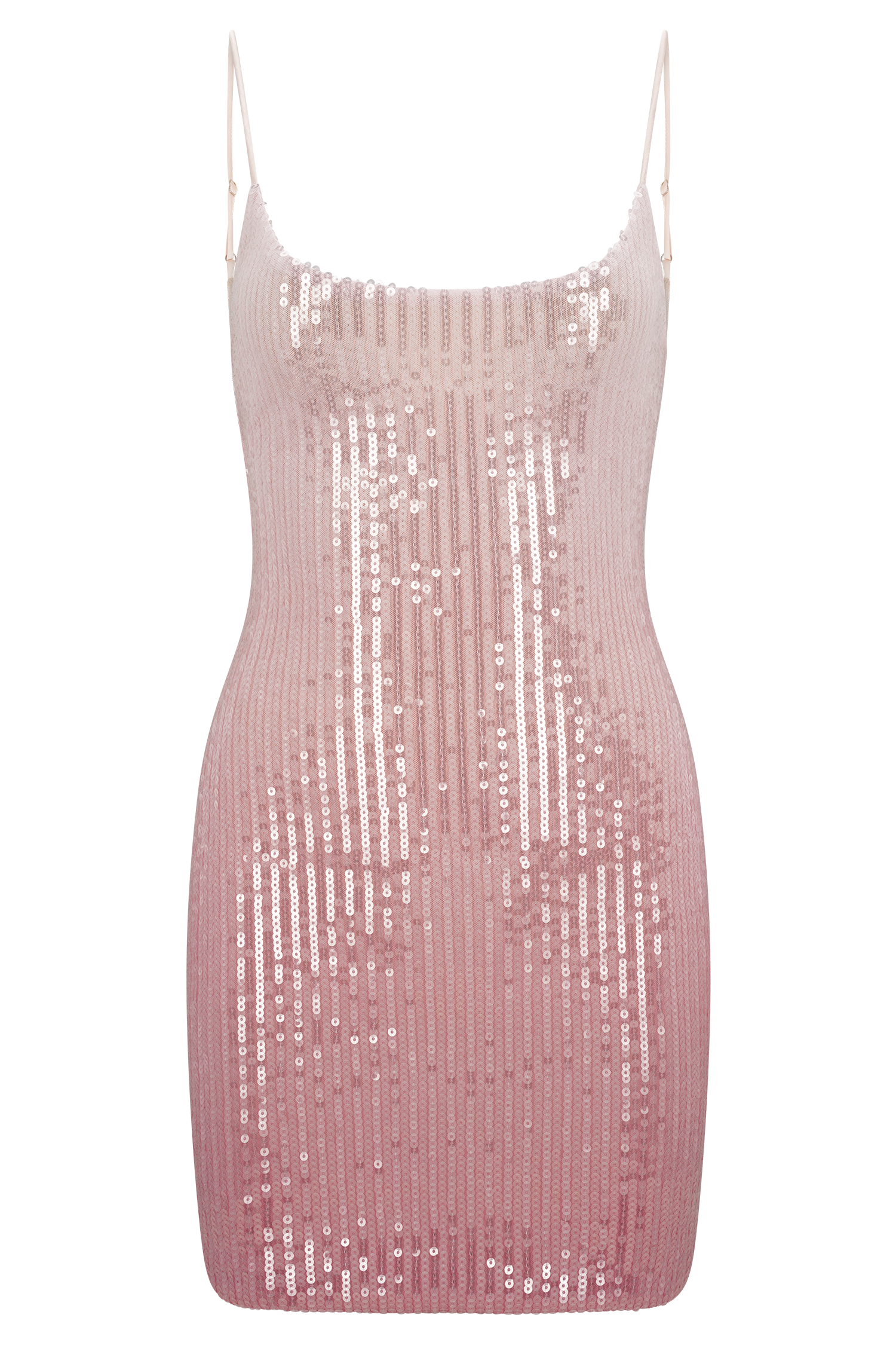 Mora Sequin Mini Dress - Ombre Pink