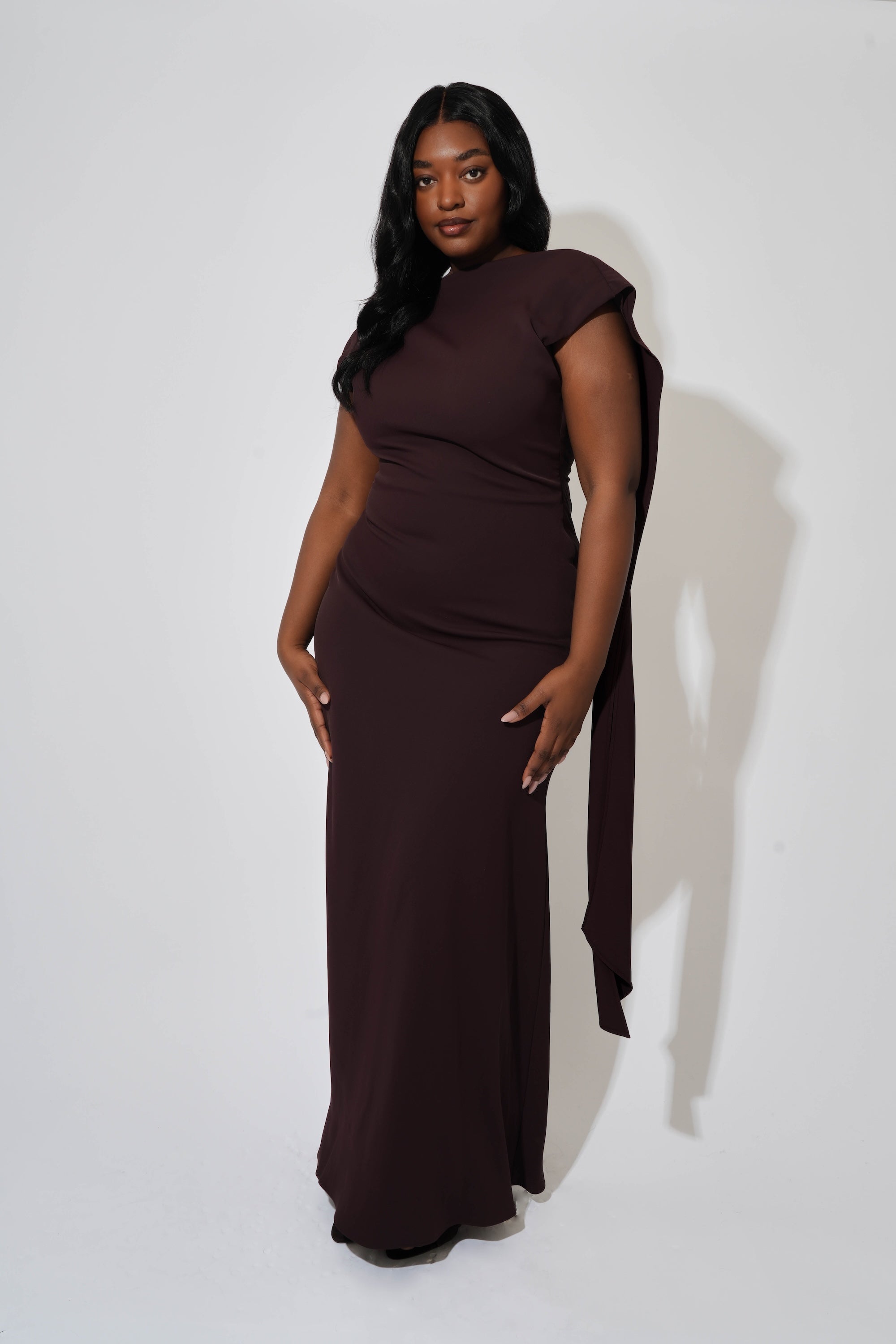 Drape Maxi Dress